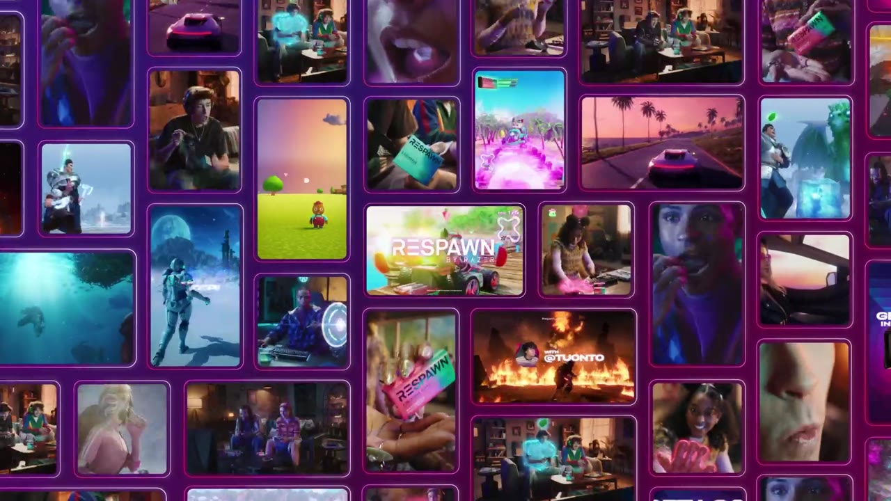 A wall of Respawn spots and social cutdowns
